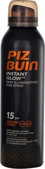 Přípravek na opalování Piz Buin Instant Glow Spray SPF15 rozjasňující sprej na opalování 150 ml