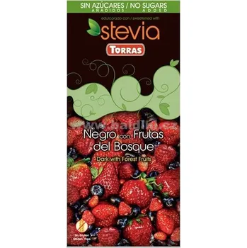Cukrovinka Čokoláda stevia 58% s ovocem 125g