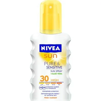 Přípravek na opalování Nivea Sun Pure & Sensitive Spray SPF 30 200 ml