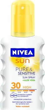 Přípravek na opalování Nivea Sun Pure & Sensitive Spray SPF 30 200 ml