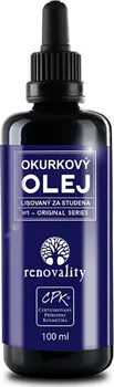 Pleťový olej Renovality Okurkový olej za studena lisovaný 100 ml