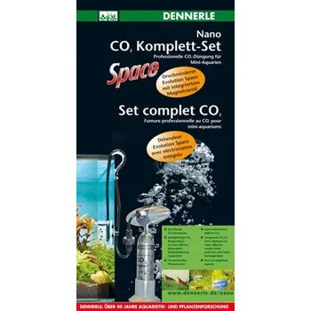 Hnojivo na vodní rostlinu DENNERLE NANO CO2 komplet SPACE s integrovaným magnetickým ventilem