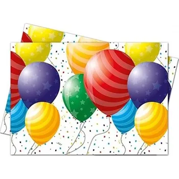 Jednorázový ubrus BALLOONS CELEBRATION Ubrus, 120 cm x 180 cm