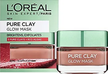 Pleťová maska Recenze L'Oréal Paris Pure Clay Glow Mask 50 ml