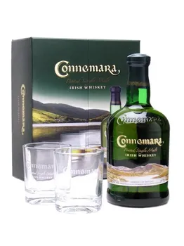 Whisky Connemara Peated 0,7 L + 2x sklo