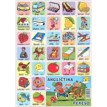 Pexeso MFP Pexeso angličtina pro děti