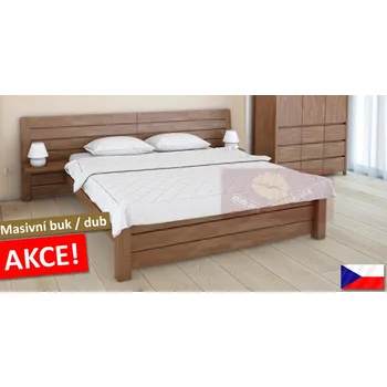 Postel postel Aiden 200x180 Dub - přírodní