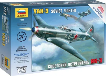 Plastikový model Zvezda Yak-3 Soviet Fighter 1:72