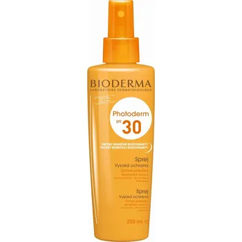 Přípravek na opalování Bioderma Photoderm Family SPF30 sprej na opalování 200 ml
