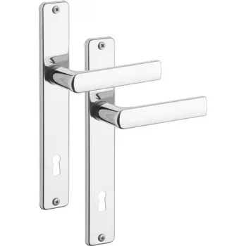 Dveřní kování Rostex 804 štítové dveřní kování - klika-klika pro vložku 90mm Bílá