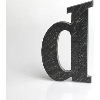 Domovní cedule Domovní číslo popisné Břidlice BELWE - písmeno "d"