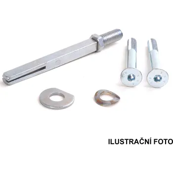 Nábytkové kování Spojovací materiál pro BK RX4 4.BT - na tloušťku dveří 61-65mm