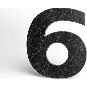 Domovní cedule Domovní číslo popisné Břidlice LILY - č. 6