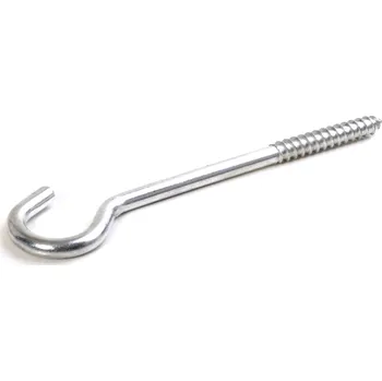 Spojovací materiál Hák s vrutem stropní Zn - 120mm /5mm