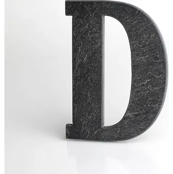 Domovní cedule Domovní číslo popisné Břidlice BELWE - písmeno "D"