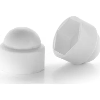 Vrut Krytka matic bílá - M12/19mm