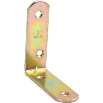 Tesařské kování Úhelník s prolisem žZn - 30x30x20mm