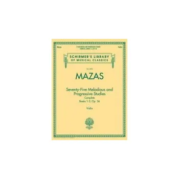 Cizojazyčná kniha 75 Melodious and progressive Studies Complete