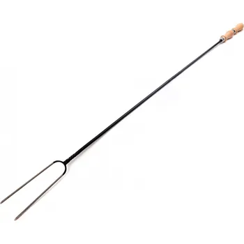 Zahradní gril Opékací vidlice s dřevěnou rukojetí Kombinace