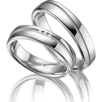 Prsten Snubní prsteny ze stříbra SI-19