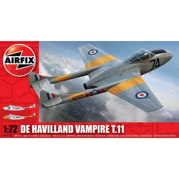Plastikový model Airfix de Havilland Vampire T.11 1:72