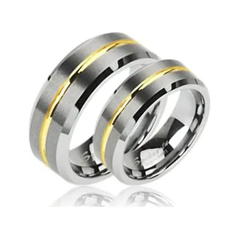 Prsten Wolframové snubní prsteny R-TU-113