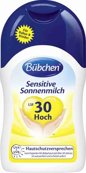 Přípravek na opalování Bübchen Sensitive SPF30 opalovací mléko 150 ml