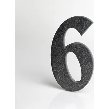 Domovní cedule Domovní číslo popisné Břidlice BELWE - č. 6