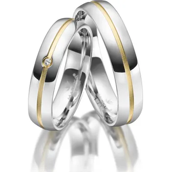 Prsten Snubní prsteny ze stříbra SI-25