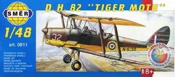 Plastikový model Směr D.H.82 Tiger Moth 1:48