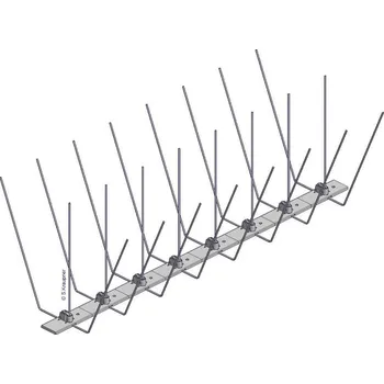 Odpuzovač zvířat Lišta s hroty proti ptákům 3řadá Kraupner H113