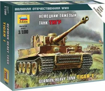 Plastikový model Zvezda German Heavy Tank Tiger I 1:100