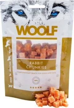 Pamlsek pro psa Woolf rabbit chunkies 100 g
