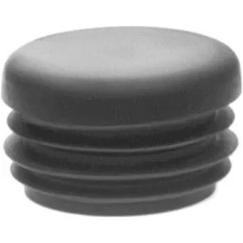 Spojovací materiál Záslepka kruhová černá - 18x0.8-2.5mm