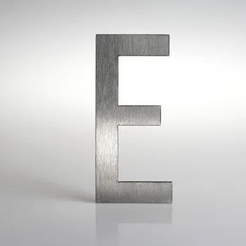 Domovní číslo popisné Nerez LUCIDA - písmeno "E"