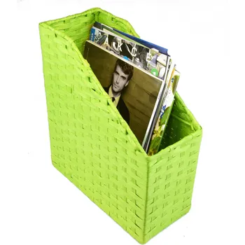 Úložný box Vingo Pořadač na časopisy zelený