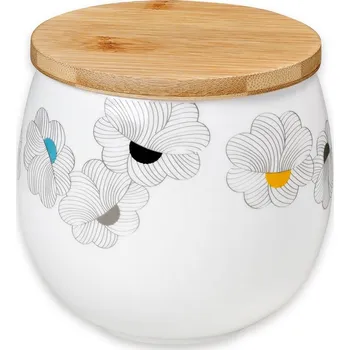 Dóza na potraviny Mr &amp; Mrs Clynk Porcelánová dóza s květinovým potiskem