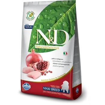 N&D Grain Free Dog Puppy Medium/Maxi Chicken/Pomegranate, 2x 12 kg