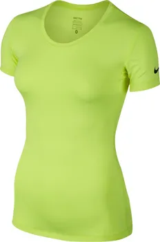 dámské tričko NIKE Pro Cool Short Sleeve zelené