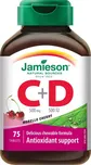 Jamieson Vitamín C + D3 třešeň 75 tbl.