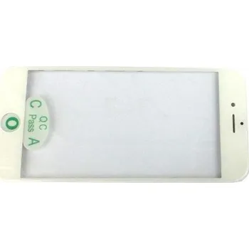 OEM iPhone 6 Plus (5,5“) čelní dotykové sklo s rámem a OCA lepící vrstvou PREMIUM - bílé