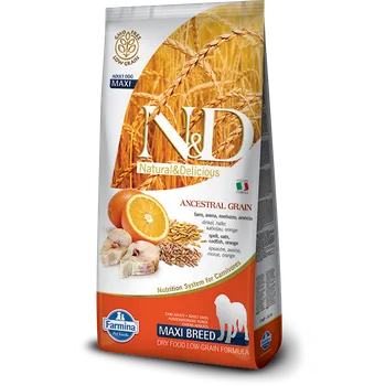 Krmivo pro psa N&D Low Grain Dog Adult Maxi Codfish/Orange