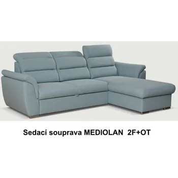 MEBLOSOFT Sektorová sedací souprava MEDIOLAN 2F+OT