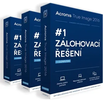 Acronis True Image 2016 CZ - 3 Computer