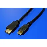 OEM High Speed HDMI kabel s Ethernetem 1,5m, redukce, HDMI, 1,5m, HDMI (M), ->miniHDMI (M)