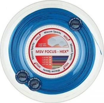 Struna na výplet tenisové rakety MSV Focus HEX modrá 200 m