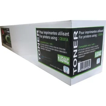 Kompatibilní toner HP CB381A, Color LaserJet CP6015n, cyan, 824A