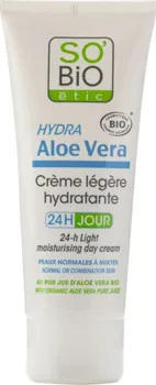 Pleťový krém SO´BIO Hydra Aloe Vera krém bohatě hydratující denní 50 ml