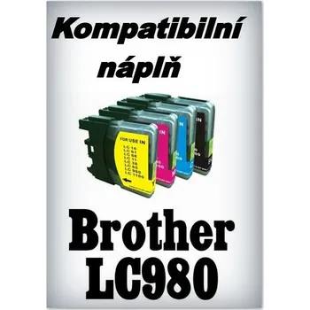 Náplň do tiskárny Brother LC980Bk a LC1100Bk - black - kompatibilní