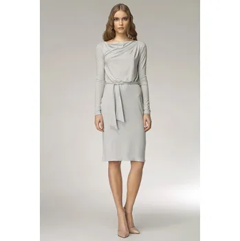 Dámské šaty Šedé šaty Nife S14 M
